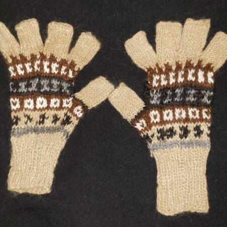Fingerless Alpaca Gloves